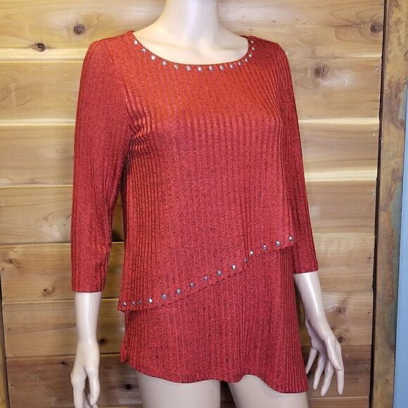 Ruby Rd. Asymmetrical Top (size S) - Picture 6 of 6